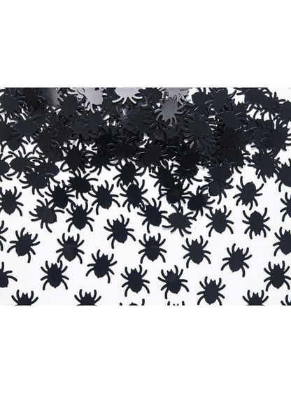 Confeti con forma de araña negra para mesa - Halloween