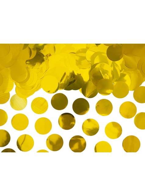 Confeti redondo dorado para mesa - New Year & Carnival