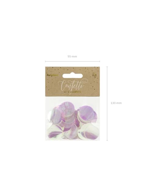 Confeti redondo iridiscente para mesa - New Year & Carnival - Partydeco | Funidelia