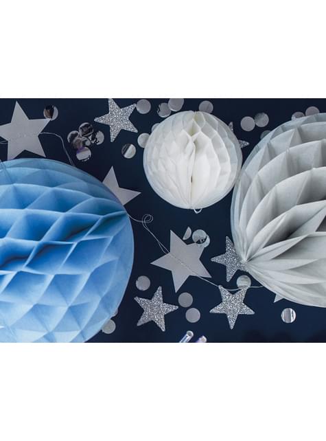 Confeti redondo plateada para mesa - New Year & Carnival - Partydeco | Funidelia