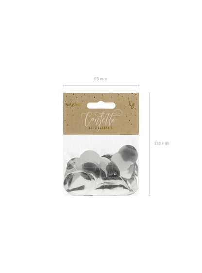 Confeti redondo plateada para mesa - New Year & Carnival - Partydeco | Funidelia