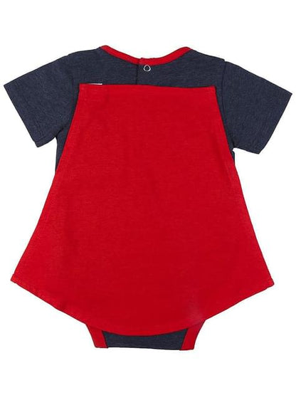 Conjunto body, calcetines y babero de Superman para bebé
