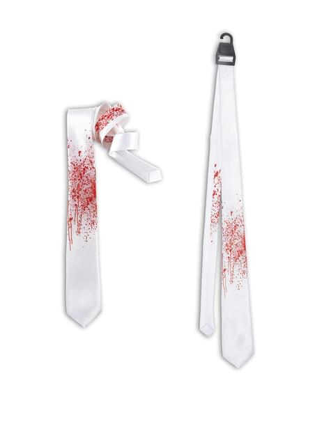 Corbata blanca ensangrentada - Widmann | Funidelia