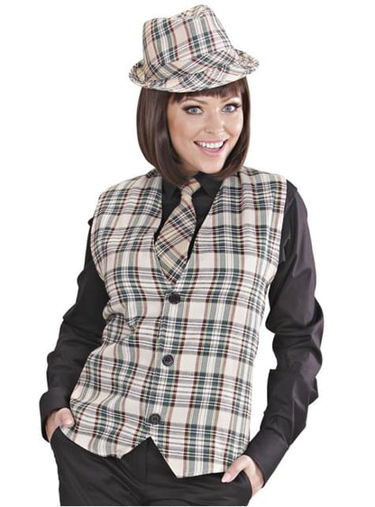 Corbata de cuadros para adulto