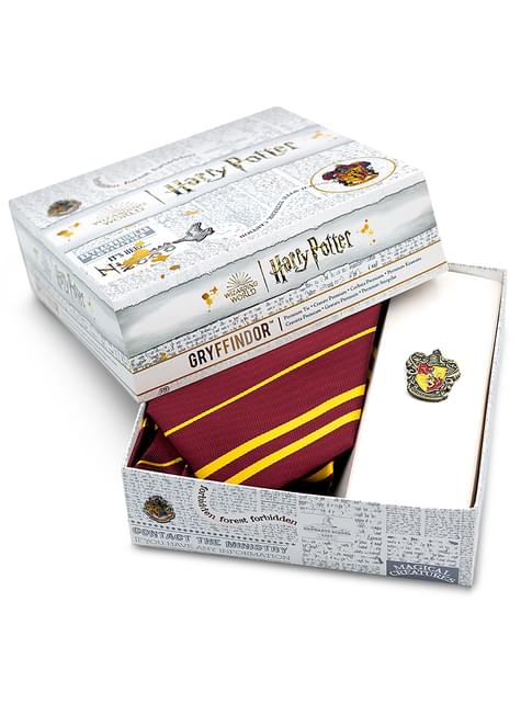 Corbata de Gryffindor con pin Harry Potter - Funiglobal | Funidelia