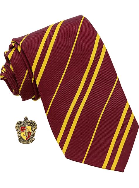 Corbata de Gryffindor con pin Harry Potter - Funiglobal | Funidelia