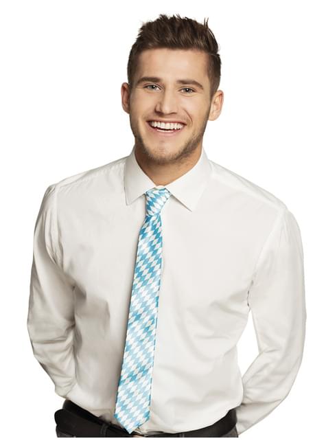 Corbata de Oktoberfest azul y blanca - Boland | Funidelia