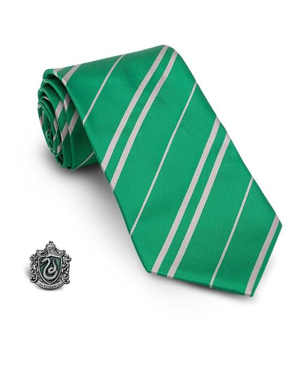 Corbata y pin Slytherin Harry Potter - Funiglobal | Funidelia