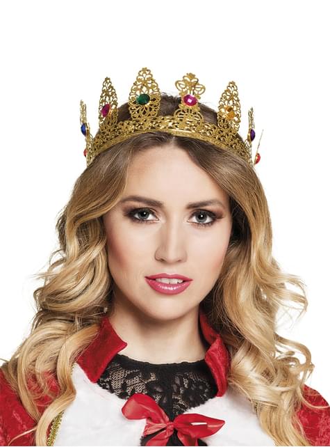 Corona de reina medieval para mujer - Boland | Funidelia