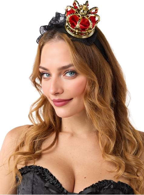 Corona Reina de corazones para mujer