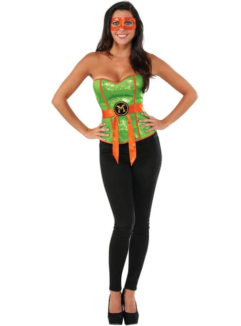 Corsé de Michelangelo Las Tortugas Ninja para mujer