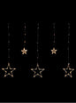 Cortina de estrellas con luces blancas - Guirca | Funidelia