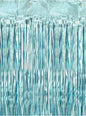 Cortina de flecos color azul (2,5 m)