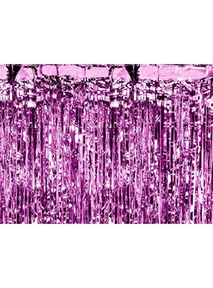 Cortina de flecos color morado - Partydeco | Funidelia