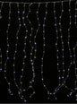 Cortina navideña de luces blancas