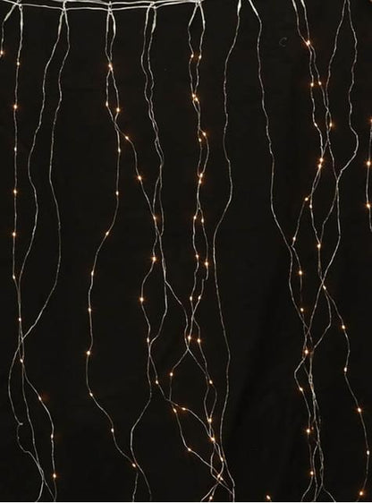 Cortina navideña de luces blanco cálido - Guirca | Funidelia