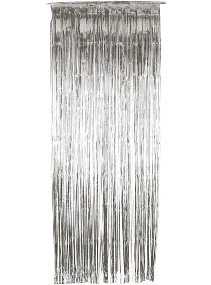 Cortina plateada brillante - Smiffys | Funidelia