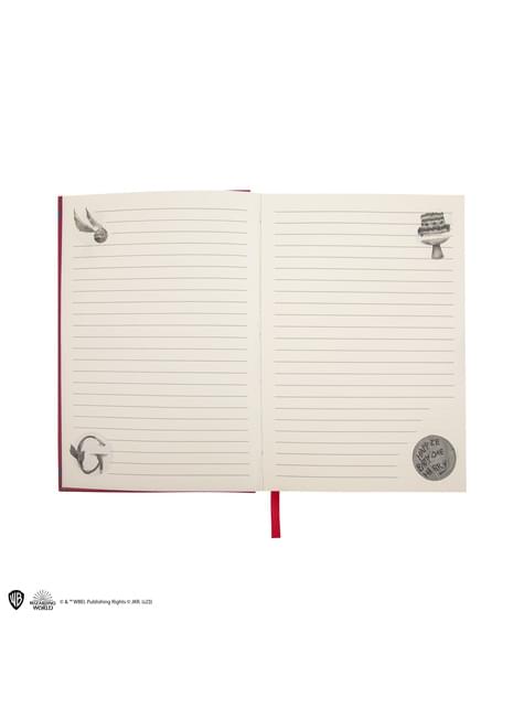 Cuaderno de Gryffindor Deluxe con bolígrafo - Harry Potter