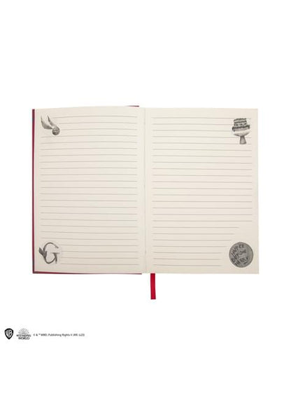 Cuaderno de Gryffindor Deluxe con bolígrafo - Harry Potter