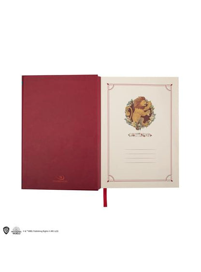 Cuaderno de Gryffindor Deluxe con bolígrafo - Harry Potter