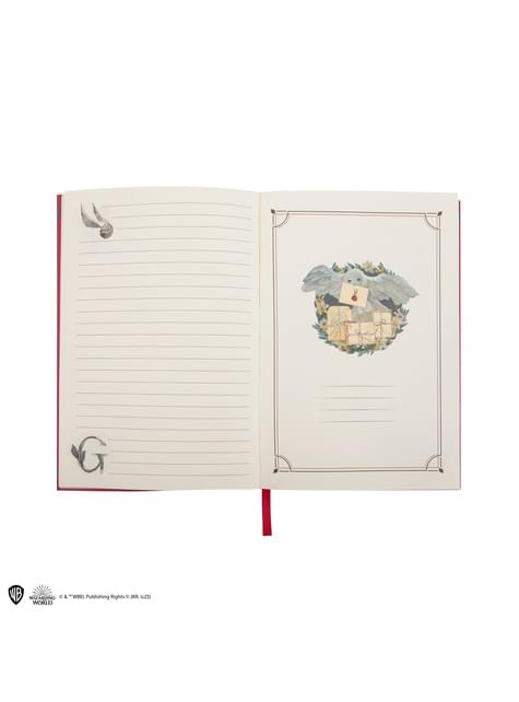 Cuaderno de Gryffindor Deluxe con bolígrafo - Harry Potter
