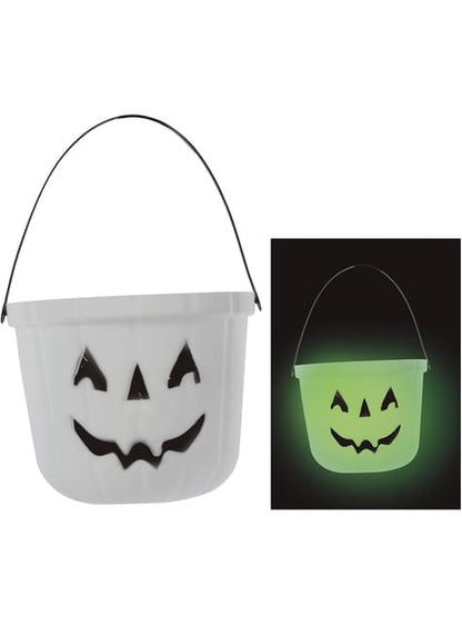 Cubo de calabaza brilla en la oscuridad - Guirca | Funidelia