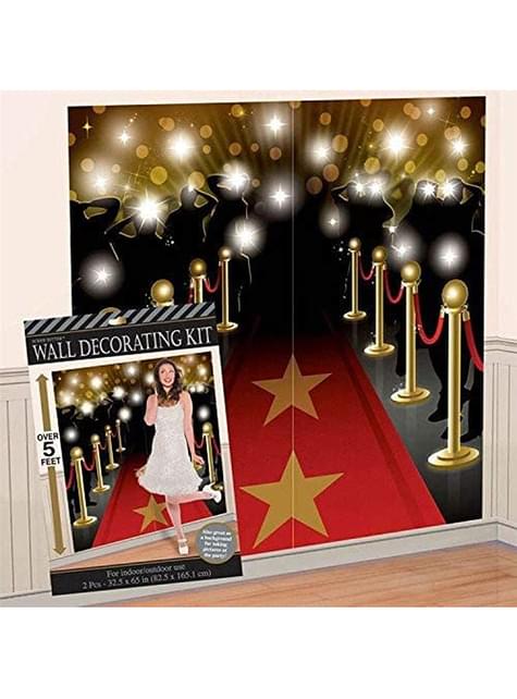 Decoración de pared de estrella de Hollywood