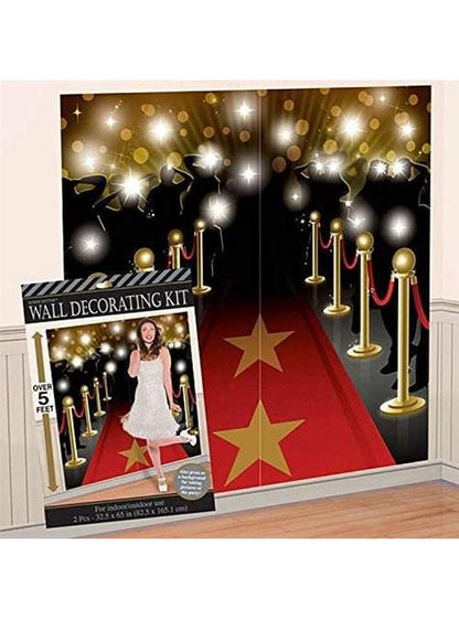 Decoración de pared de estrella de Hollywood