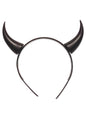 Diadema con cuernos de diablo negros - Widmann | Funidelia