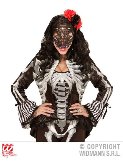 Diadema de Catrina con flores para mujer - Widmann | Funidelia