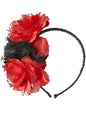 Diadema de Catrina con flores para mujer - Widmann | Funidelia