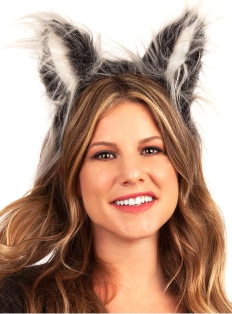 Diadema de orejas de lobo - Funiglobal | Funidelia