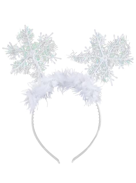 Diadema copos de nieve - Funiglobal | Funidelia