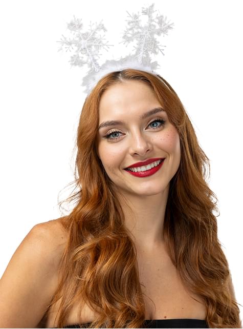 Diadema copos de nieve - Funiglobal | Funidelia