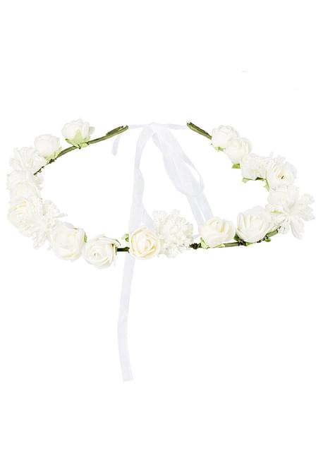 Diadema de flores blancas - Boland | Funidelia