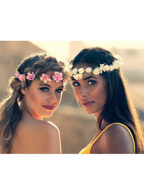 Diadema de flores blancas - Boland | Funidelia