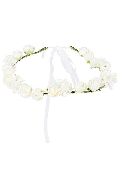 Diadema de flores blancas - Boland | Funidelia