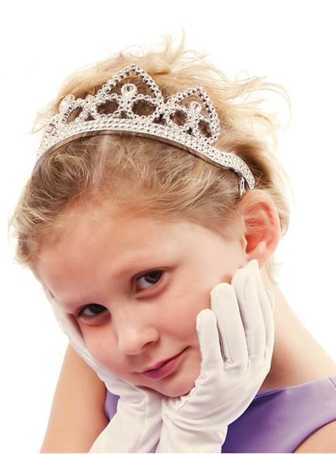 Diadema de plata infantil