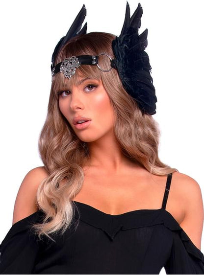 Diadema de Valkiria negra - Leg Avenue | Funidelia