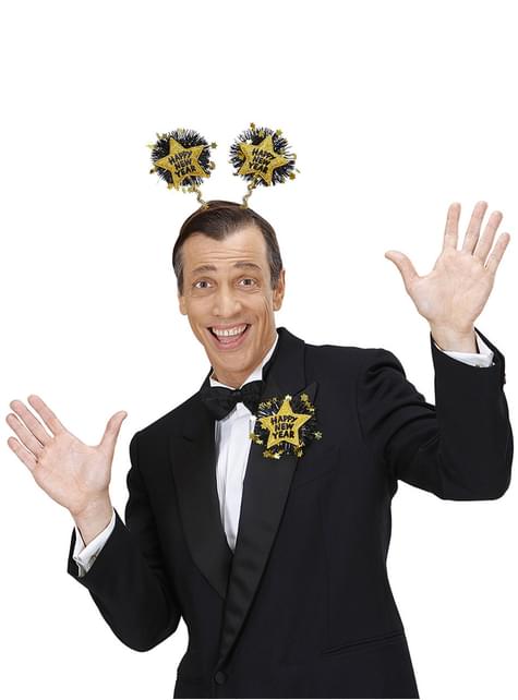 Diadema Happy New Year para adulto