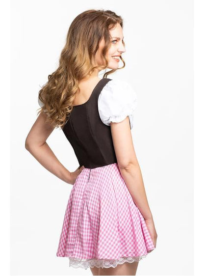 Dirndl Oktoberfest rosa para mujer - Partychimp | Funidelia