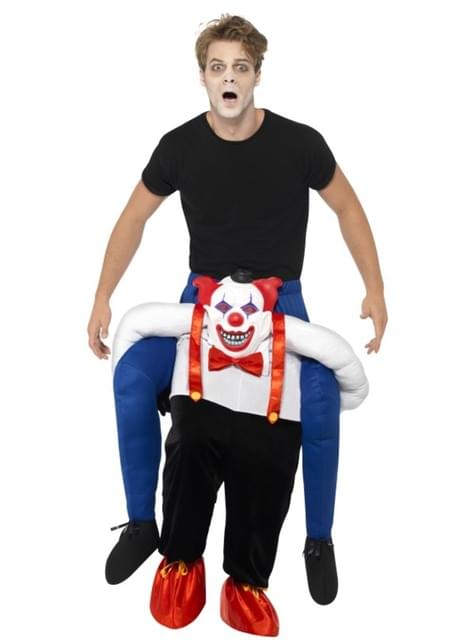 Disfraz a hombros de payaso asesino para adulto