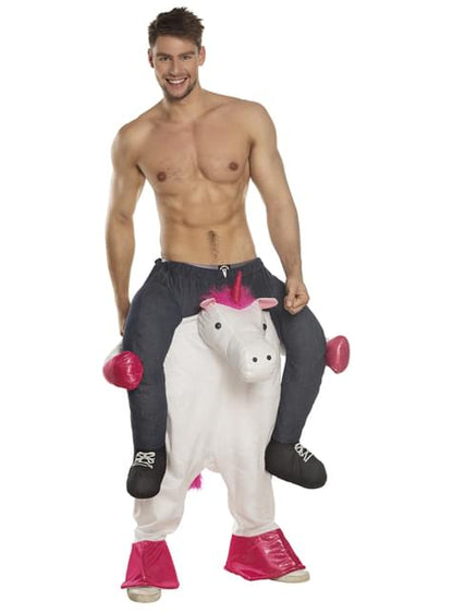 Disfraz a hombros de unicornio fantasía para adulto