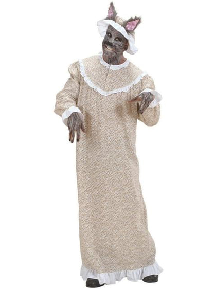 Disfraz de abuela lobo para hombre talla grande
