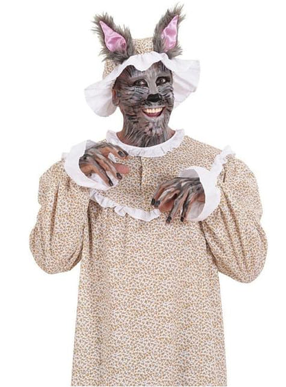 Disfraz de abuela lobo para hombre