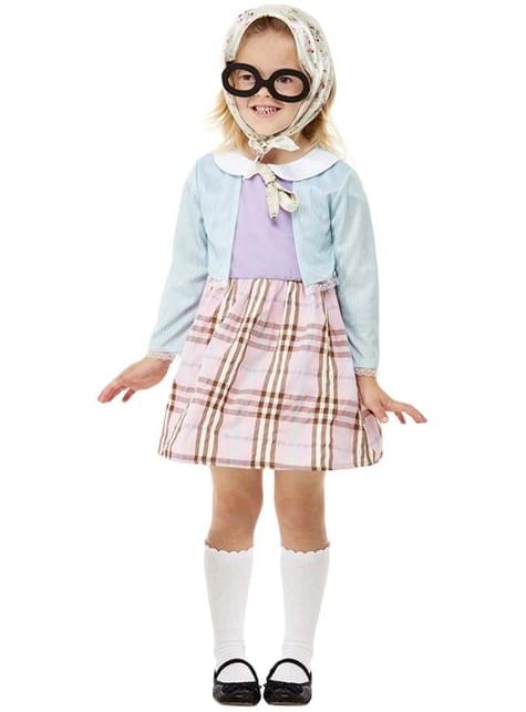 Disfraz de abuela para niña