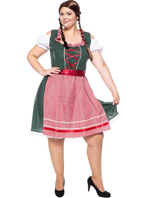Disfraz de alemana para mujer talla grande - Funiglobal | Funidelia