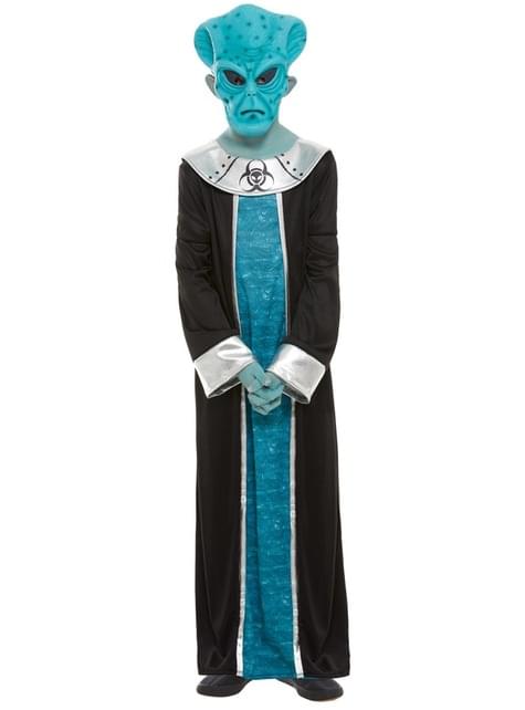 Disfraz de Alien azul para niño