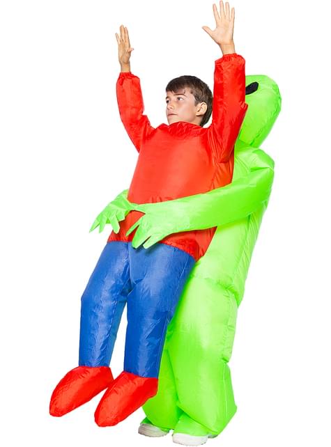 Disfraz de alienígena hinchable para niños - Funiglobal | Funidelia
