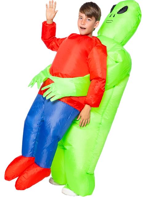 Disfraz de alienígena hinchable para niños - Funiglobal | Funidelia